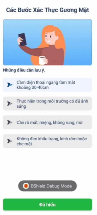 xác thực khuôn mặt