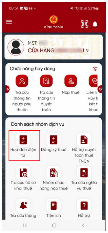 hóa đơn điện tử