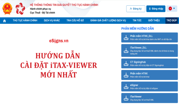 Hướng dẫn cài đặt iTaxViewer mới nhất 2026 trên cổng Dịch Vụ Công